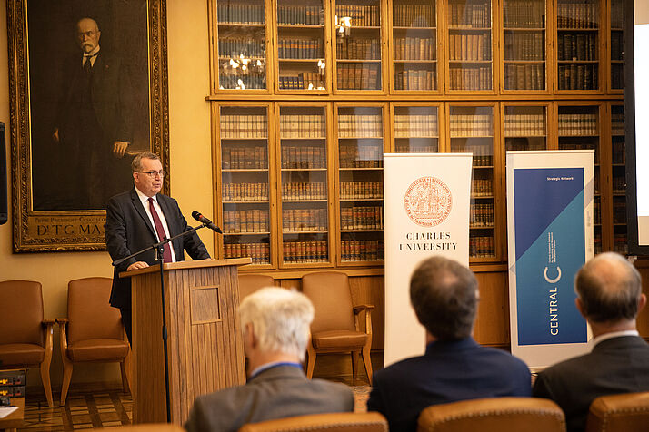 Rector Zima, Charles University Prague